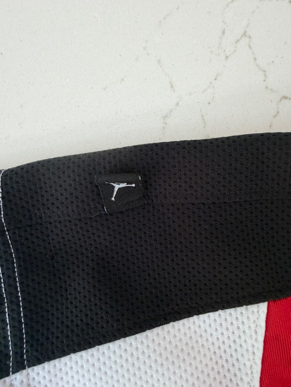 Vintage Jordan Men's Black Basketball Shorts with Red & White Trim | XXL - Picture 4 of 6
